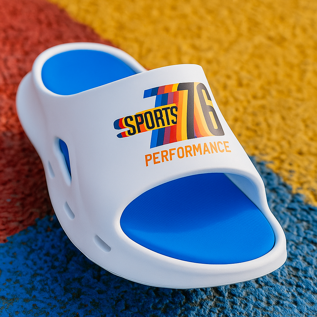 ARTICLE:DC-1-KIDS Sport 76 Reflective Slide – Sunset Series-coverupfootwear-DOUBLE COLOUR