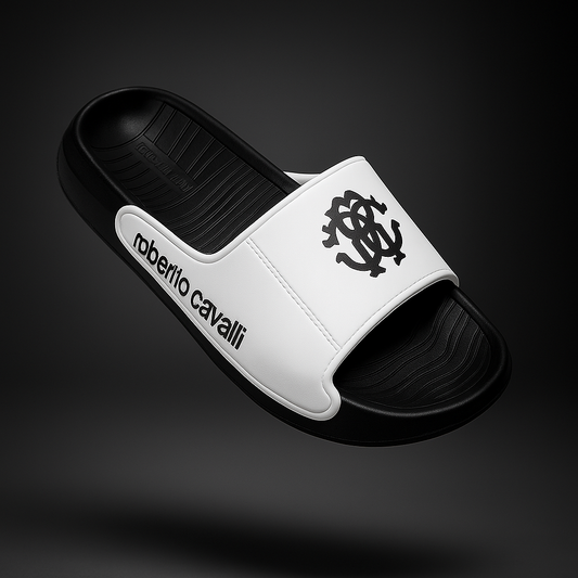 ARTICLE:M-2-Roberto Cavalli Luxe Slide – Monogram Edition-COVERUPFOOTWEAR