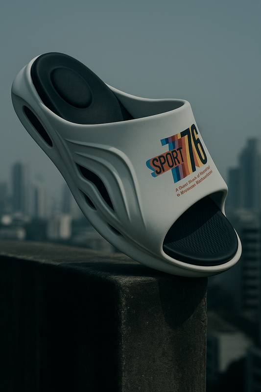 ARTICLE:DC-1-KIDS Sport 76 Reflective Slide – Sunset Series-coverupfootwear-DOUBLE COLOUR