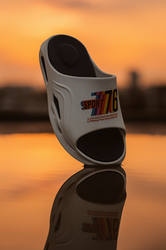 ARTICLE:DC-1-KIDS Sport 76 Reflective Slide – Sunset Series-coverupfootwear-DOUBLE COLOUR